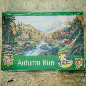 MasterPieces Autumn Run Train Mountain Landscape 1000 Pieces Jigsaw Puzzle NEW